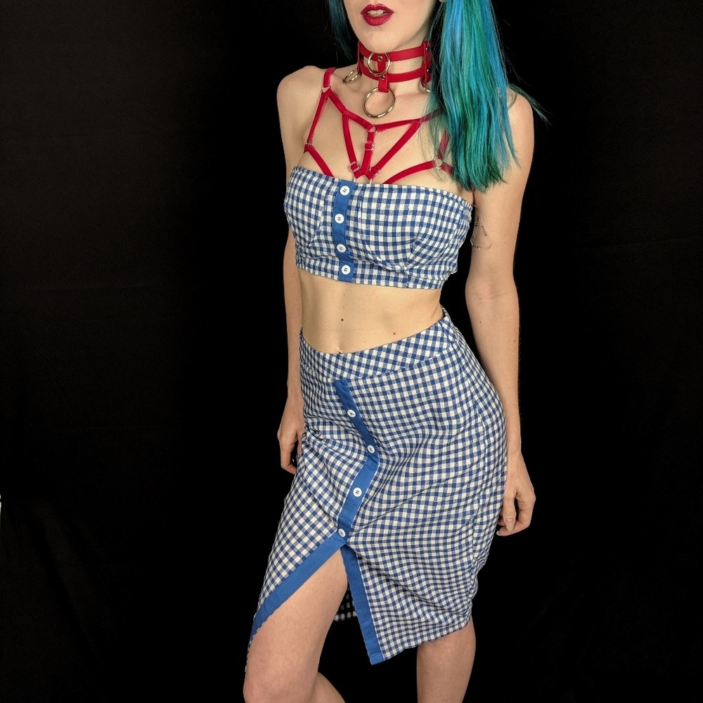 Skirt and crop top set